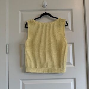 Butter Yellow Sweater Tank